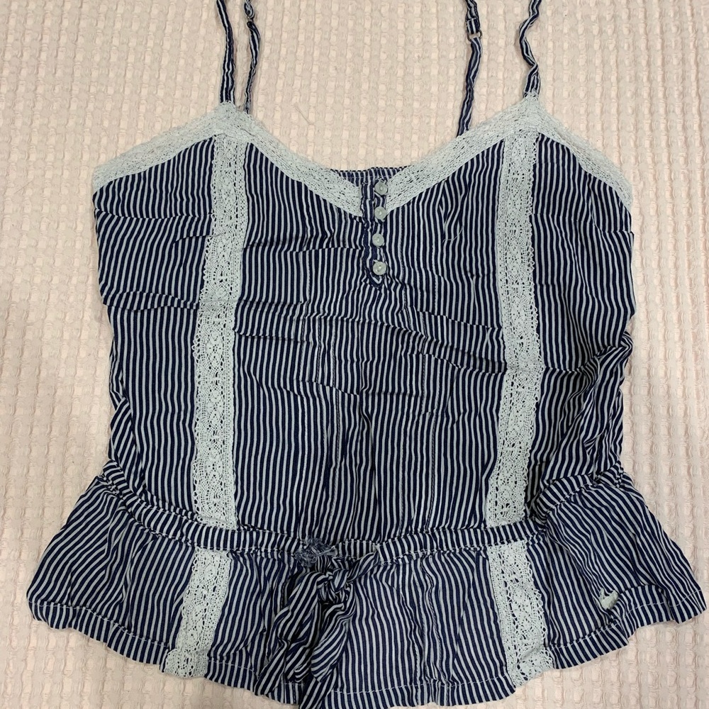 Abercrombie Striped Tank Size S